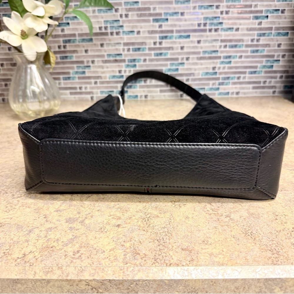 NWT Hammitt Tim Medium black Noir Diamond Suede purse - Picture 6 of 7